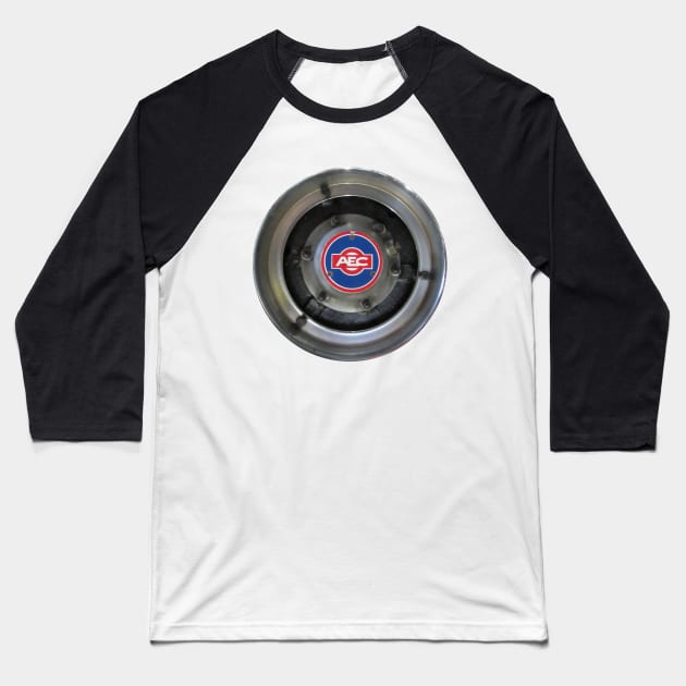 Vintage AEC truck logo Baseball T-Shirt by soitwouldseem